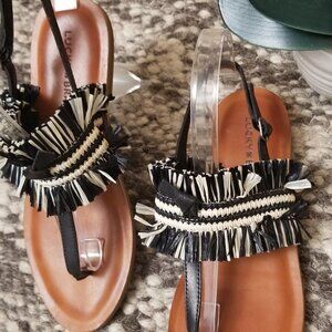 Lucky brand Straw Sandals
